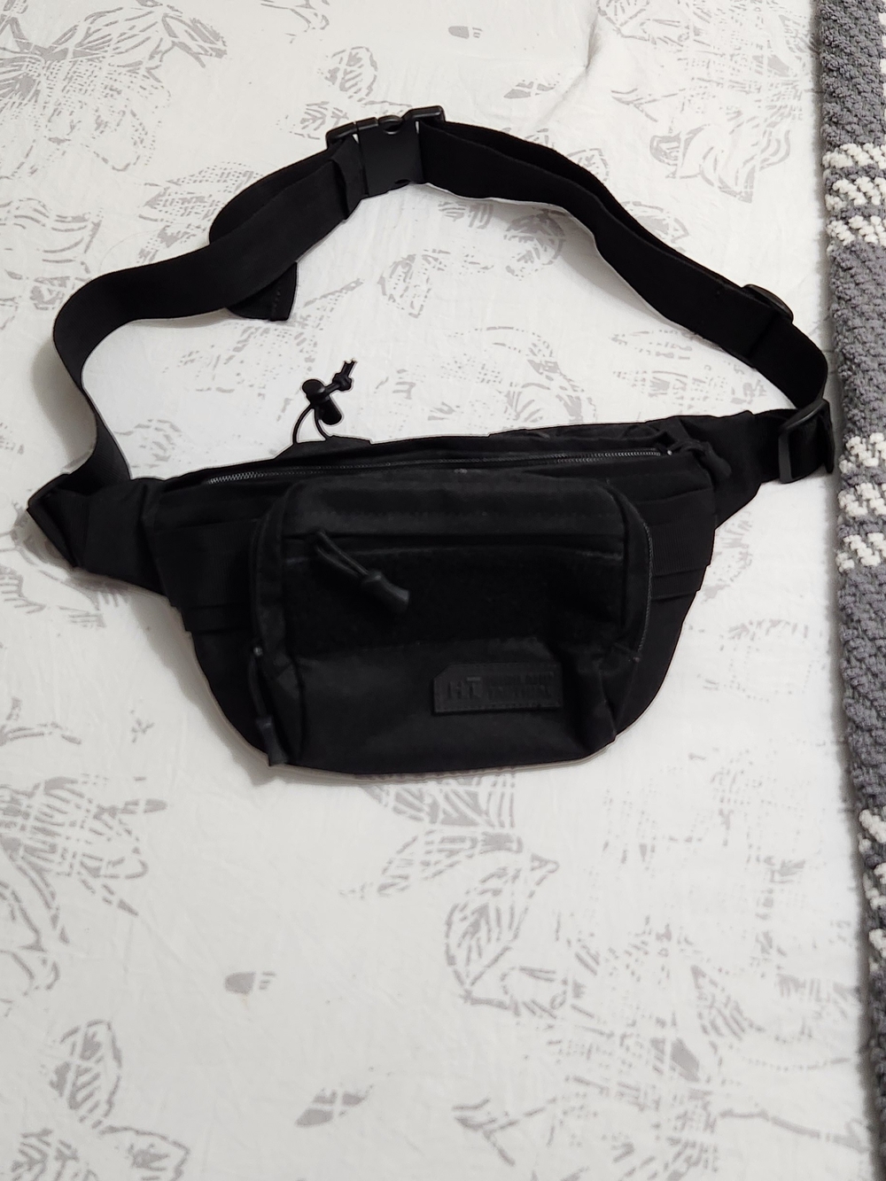 Men's Black Belt Bag Waist Pack — Unbranded